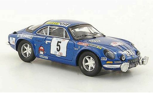 Alpine A110 1800s groupe 5 1/43 Trofeu No. J.L.Therier / J.Jaubert TAP Rally 1973 modelauto