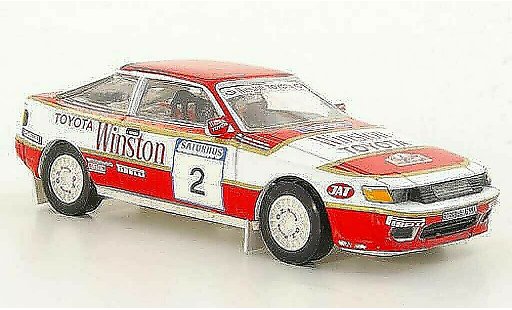 Toyota Celica GT4 1/43 Trofeu No.2 R.Morgan / M.bin Sulayem Rally Saturnus 1991 modelauto