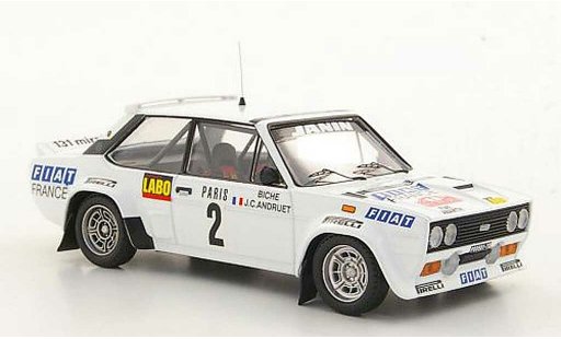 Fiat 131 Abarth 1/43 Trofeu No.2 J.C.Andruet / Biche Rally Monte Carlo 1978 modelauto