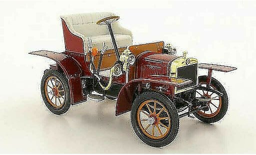 Laurin Klement Voiturette Base 1/18 Abrex Laurin-Klement rood 1905 modelauto