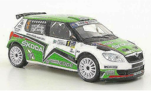 Skoda Fabia S2000 1/43 Abrex (FL 2010) No.1 J.Hanninen / M.Markkula Rally Islas Canaria 2011 modelauto