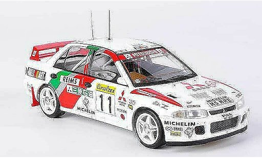Mitsubishi Lancer Evolution II 1/43 HPI No.11 T.Makinen / S.Harjanne Rally Monte Carlo 1995 modelauto