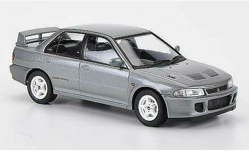 Mitsubishi Lancer Evolution II 1/43 HPI GSR grijs RHD 1994 modelauto