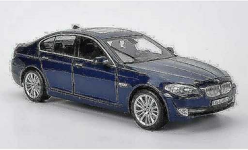 Bmw 550 F10 1/18 Norev blauw 2010 interieur zwart modelauto