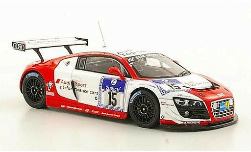 Audi R8 lms 1/43 Spark No.15 Sport Haase / Hennerici / Stippler / Winkelhock ADAC 24h Nurburgring 2011 modelauto