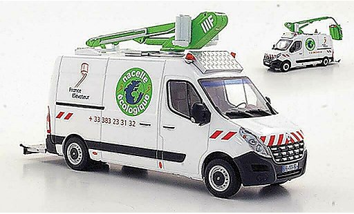 Renault Master Base 1/43 Eligor France Elevateur avec Hubarbeitsbuhne modelauto