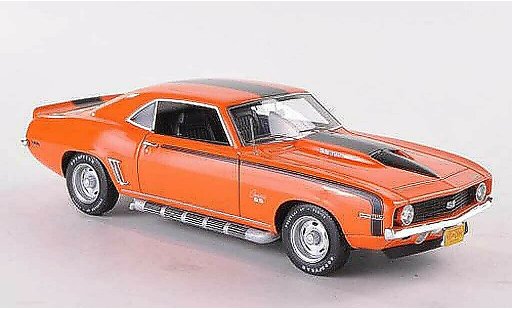Chevrolet Camaro SS 1/43 Highway 61 427 oranje/zwart 1969 modelauto