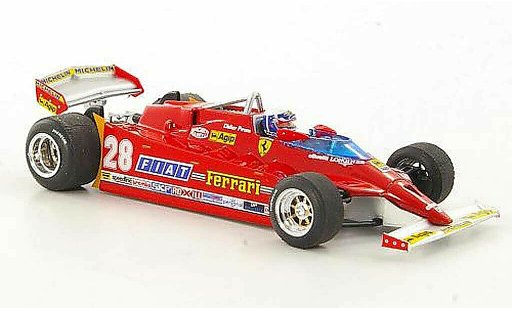 Ferrari 126 CK 1/43 Brumm Turbo No.28 D.Pironi GP USA West modelauto