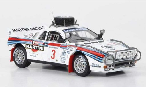 Lancia 037 Rally 1/43 HPI No.3 Martini Alen/Kivimaki Safari 1986 modelauto