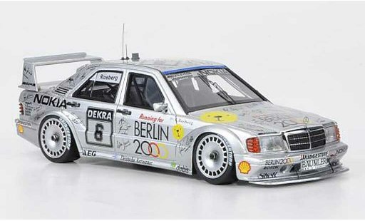 Mercedes 190 DTM 1/43 HPI 2.5-16 Evo II No.6 Berlin 2000 K.Rosberg 1992 modelauto
