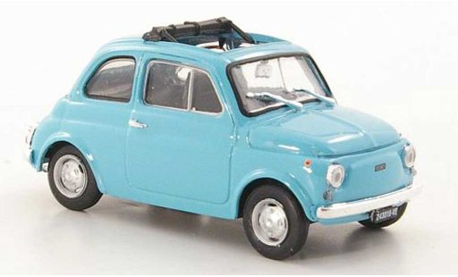 Fiat 500 R 1/43 Brumm aperta turquoise 1972 modelauto