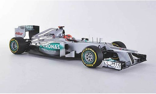 Mercedes F1 2012 1/18 Minichamps AMG W03 No.7 Petronas M.Schumacher Saison modelauto