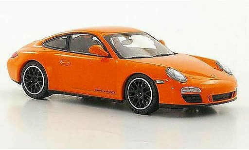 Porsche 911 GTS 1/43 Minichamps Carrera 4 oranje 2010 modelauto