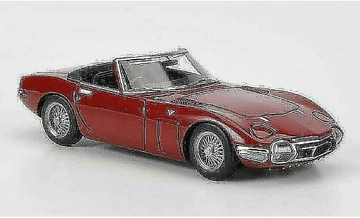 Toyota 2000 GT Roadster 1/43 HPI rood RHD modelauto