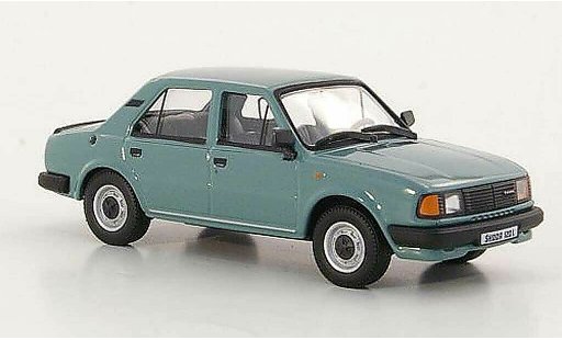 Skoda 120 Base 1/43 Abrex L grijsgroen 1986 modelauto