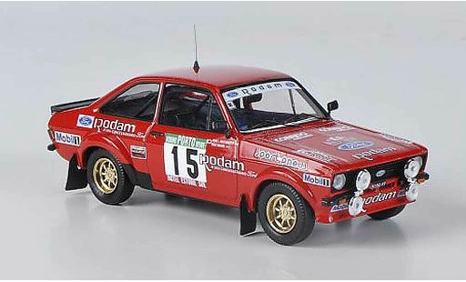 Ford Escort Rally 1/43 Mini Partes No.15 Rodam J.Miguel / J.L.Nascimento Portugal 1985 modelauto