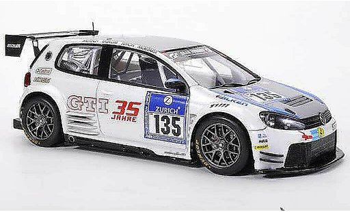 Volkswagen Golf Base 1/43 Spark 24 No.135 Mutsch / Ekblom / Simon / Mortara 24h ADAC Nurburgring 2011 modelauto