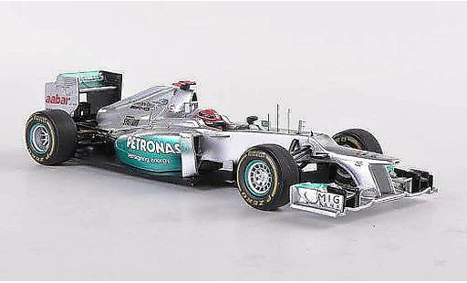 Mercedes F1 2012 1/43 Spark AMG W03 No.7 Petronas M.Schumacher GP Monaco modelauto