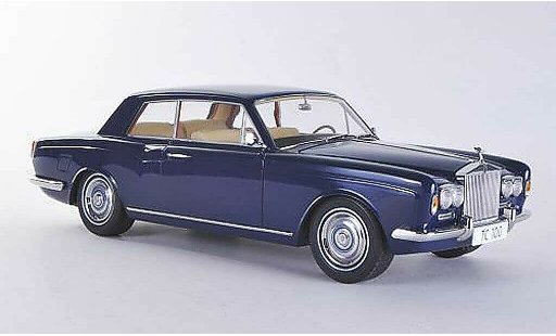 Rolls Royce Silver Shadow Mulliner Park Ward Coupe 1/18 Paragon MPW 2-Door blauw LHD modelauto
