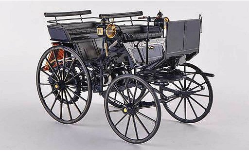 Mercedes Daimler Base 1/18 Norev Motorkutsche zwart 1886 modelauto