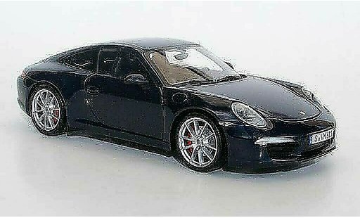 Porsche 911 S 1/18 Minichamps Carrera blauw 2011 modelauto
