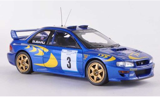 Subaru Impreza WRC 1/43 HPI 97 No.3 C.McRae / N.Grijst Tour de Corse 1997 modelauto