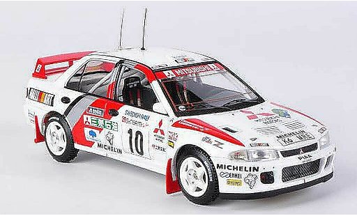 Mitsubishi Lancer Evolution II 1/43 HPI No.10 K.Eriksson / S.Parmander Rally Zweden 1995 modelauto