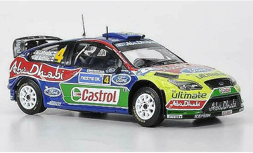 Ford Focus RS WRC 1/43 IXO 09 No4 BP/Abu Dhabi Rally Finnland 2010 modelauto