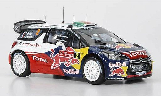 DS Automobiles DS3 WRC 2011 1/43 IXO No.2 Red Bull Ogier/Ingrassia Rally Portugal modelauto