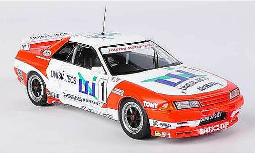 Nissan Skyline R32 1/43 HPI GT-R No.1 Unisia Jecs M.Hasemi / H.Fukuyama JTC Suzuka 1993 modelauto