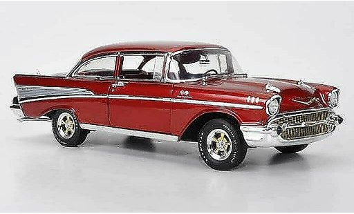 Chevrolet Bel Air Coupe 1/18 Highway 61 rood 1957 modelauto