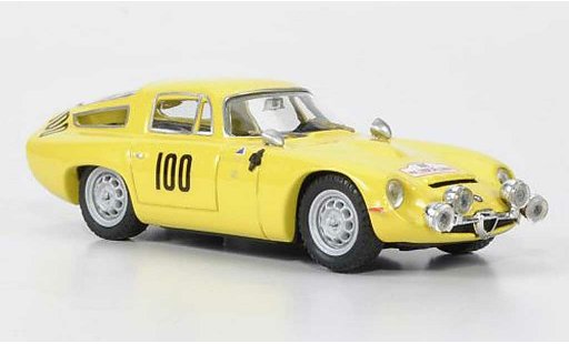 Alfa Romeo Giulia TZ1 1/43 Best No.100 Masoero / Maurin Tour de Corse 1963 modelauto
