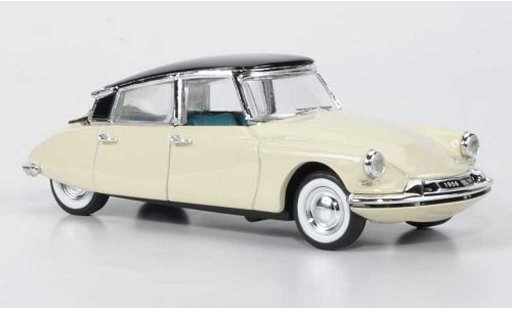 Citroen DS 19 1/43 Rio beige/zwart Autosalon Paris 1955 modelauto