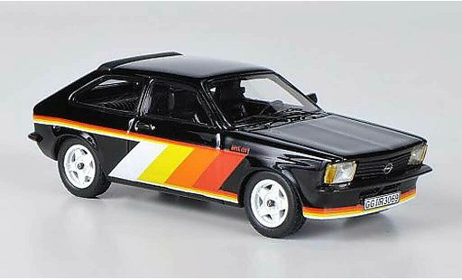 Opel Kadett C City 1/43 Neo Irmscher zwart modelauto