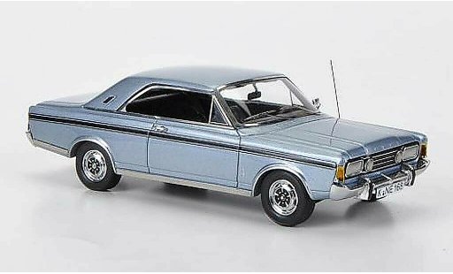 Ford Taunus 17M P7 1/43 Neo (P7b) 23M blauw modelauto