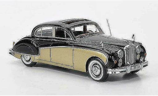 Jaguar MK 8 1/43 Neo zwart/gold LHD modelauto