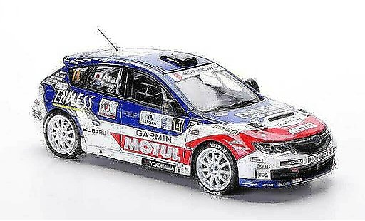 Subaru WRX STI 1/43 IXO No.14 T.Arai / D.Moscatt Tour de Corse 2011 modelauto