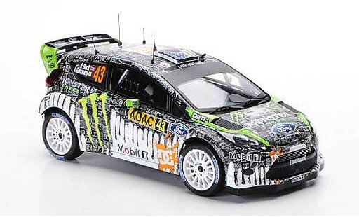 Ford Fiesta WRC 1/43 IXO No.43 K.Block / A.Gelsomino Rally Duitsland 2011 modelauto