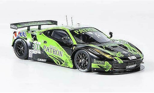 Ferrari 458 Italia GT2 1/43 Fujimi No.01 Extreme Speed Motorsports Tequila Patron 12h Sebring 2012 modelauto