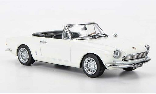 Fiat 124 Sport Spider 1/43 Vitesse AS wit modelauto