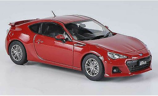 Subaru BRZ Base 1/43 Ebbro rood RHD 2012 modelauto