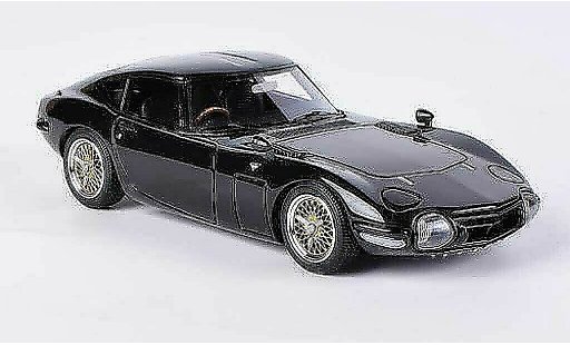 Toyota 2000 GT Base 1/43 HPI zwart RHD modelauto