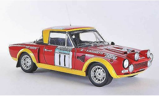 Fiat 124 Abarth 1/18 Sun Star Rally No.11 M.Verini / F.Rossetti RAC Rally 1975 modelauto
