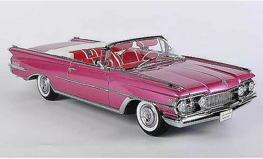 Oldsmobile 98 Convertible 1/18 Sun Star Cabriolet roze 1959 modelauto