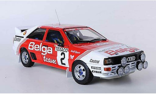 Audi Quattro a1 1/18 Sun Star No.2 Belga Rally Boucles de Spa 1983 M.Dues/W.Lux modelauto