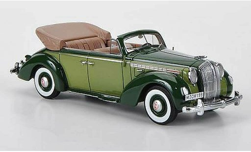 Opel Admiral Vorkrieg 1/43 Neo Cabriolet groen/groen beperkt edition 1938 modelauto
