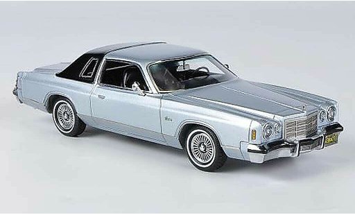 Dodge Charger 1976 1/43 American Excellence Mk.IV grijs /zwart modelauto