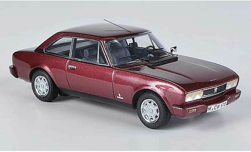 Peugeot 504 coupe 1/43 Neo Phase II rood beperkt edition 1980 modelauto