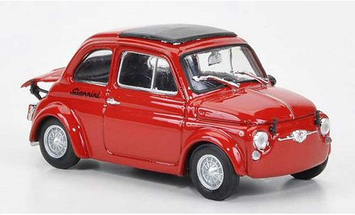 Fiat 590 Giannini 1/43 Brumm GT rood 1969 1969 modelauto