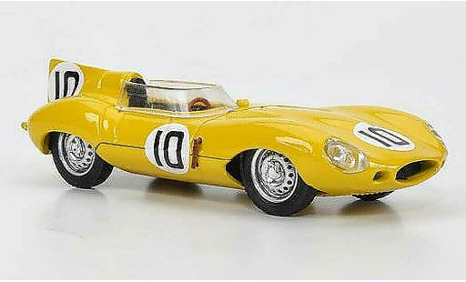 Jaguar D-Type 1955 1/43 Brumm No.10John Claes - Jacques Swaters 24h Le Mans modelauto